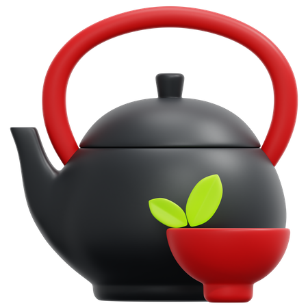 Chinese Teapot  3D Icon