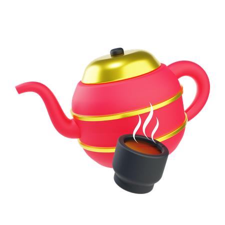 Chinese Teapot  3D Icon