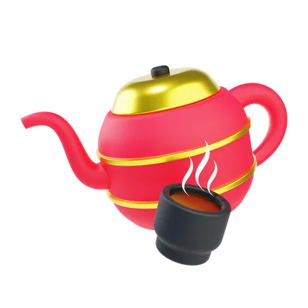 Chinese Teapot  3D Icon