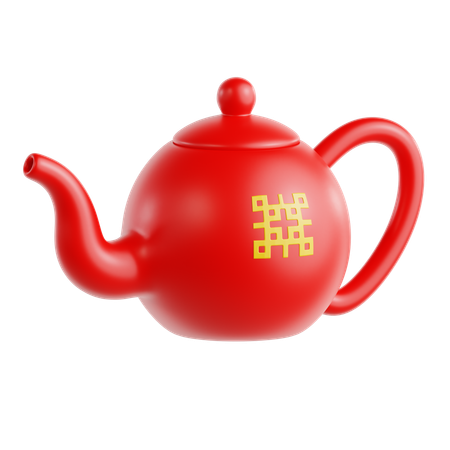 Chinese Teapot  3D Icon