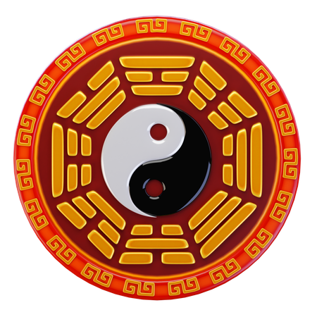 Chinese Trigram  3D Icon