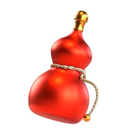 Chinese Wine Jug  3D Icon