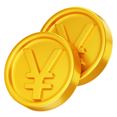 中国人民元硬貨  3D Icon