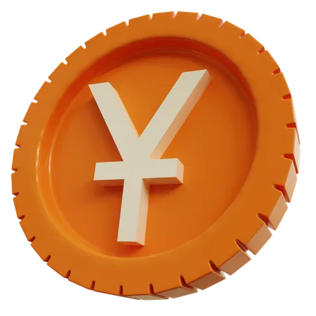 Chinese Yuan Coins  3D Icon