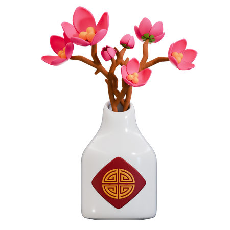 Chinesische Vase  3D Icon