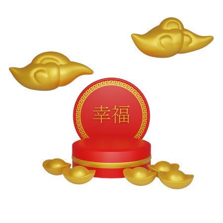 Chinesische dekoration  3D Illustration