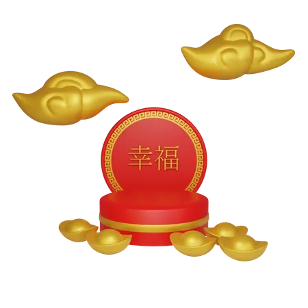 Chinesische dekoration  3D Illustration