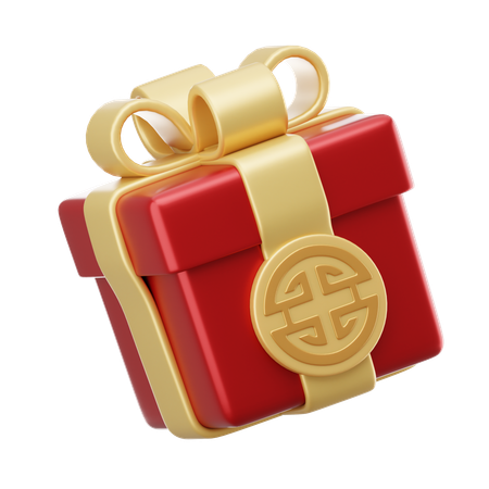 Chinesische Geschenkbox  3D Icon