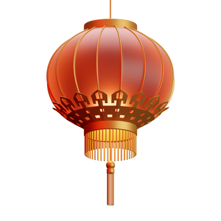 Chinesische Lampe  3D Icon