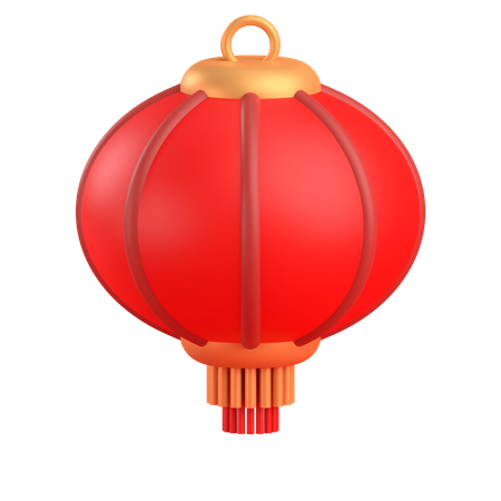 Chinesische Lampe  3D Icon