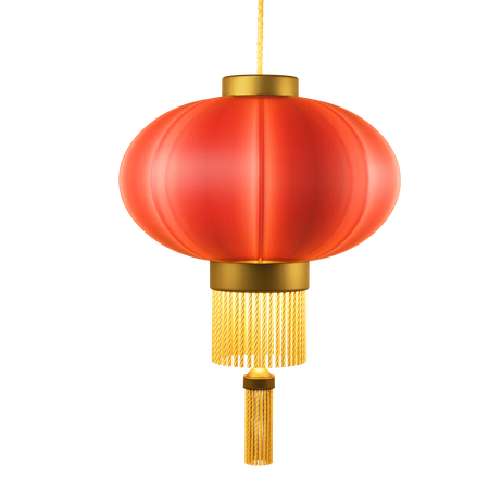 Chinesische lampe  3D Icon