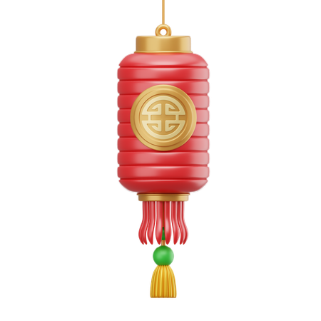 Chinesische Lampe  3D Icon