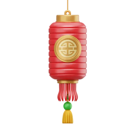 Chinesische Lampe  3D Icon