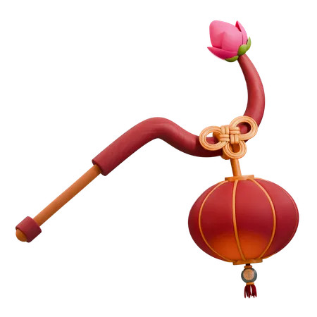 Chinesische Lampe  3D Icon