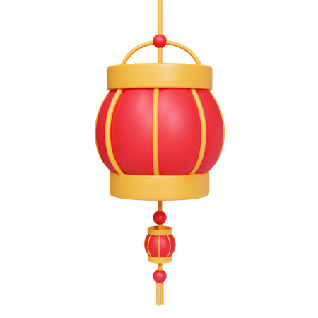 Chinesische Lampe  3D Icon