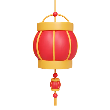 Chinesische Lampe  3D Icon