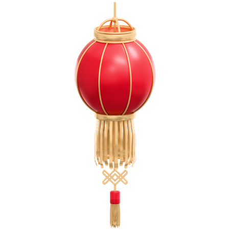 Chinesische Lampe  3D Icon