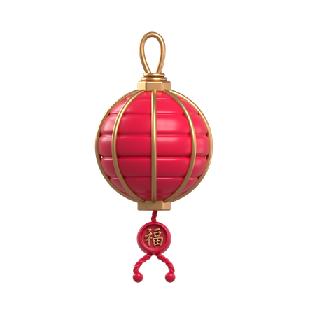 Chinesische Lampe  3D Icon