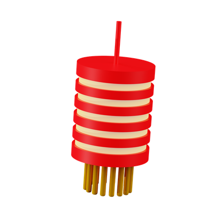 Chinesische Lampe  3D Icon