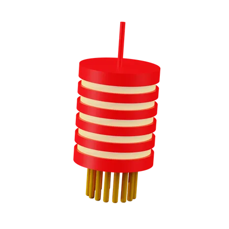 Chinesische Lampe  3D Icon