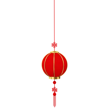 Chinesische Lampe  3D Illustration