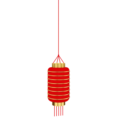 Chinesische Lampe  3D Illustration