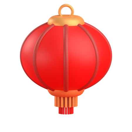 Chinesische Lampe  3D Illustration