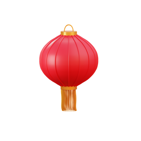 Chinesische Lampe  3D Illustration