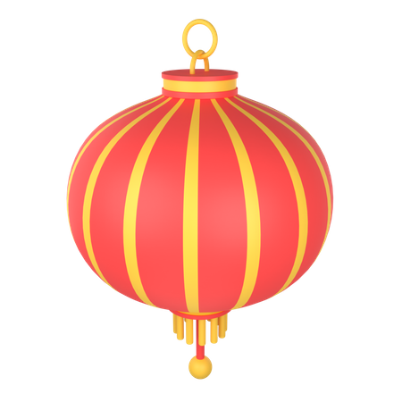 Chinesische Lampe  3D Illustration