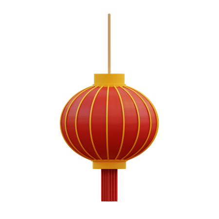 Chinesische Lampe  3D Illustration
