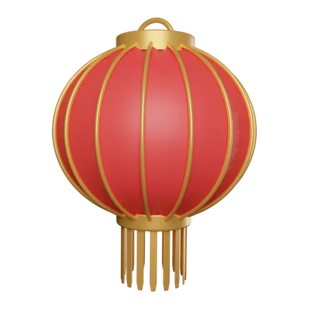 Chinesische Lampe  3D Illustration