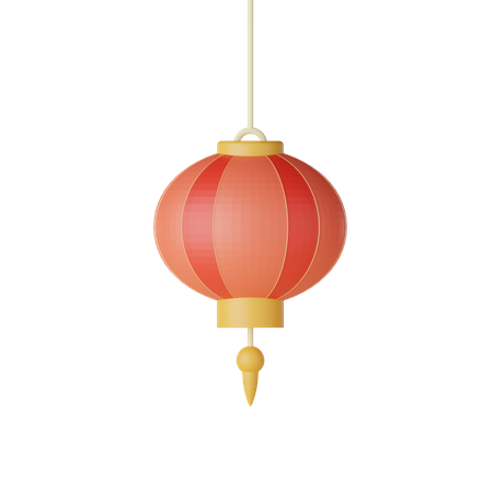 Chinesische Lampe  3D Icon