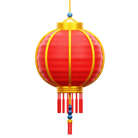 Chinesische Lampe  3D Icon