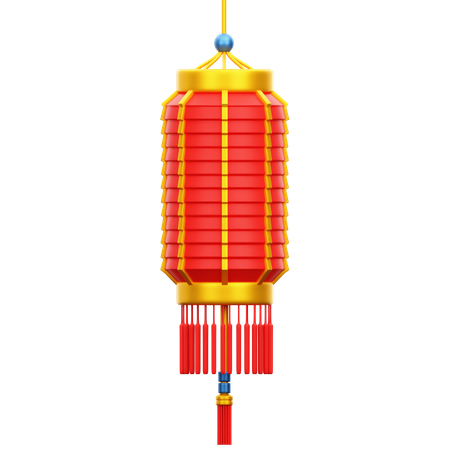 Chinesische Lampe  3D Icon