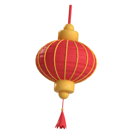 Chinesische Lampe  3D Icon