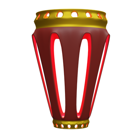 Chinesische Lampe  3D Icon