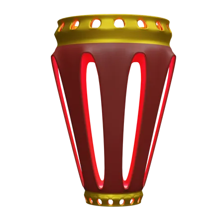 Chinesische Lampe  3D Icon