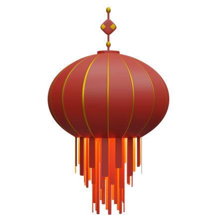 Chinesische Lampe  3D Icon