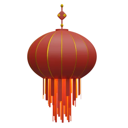 Chinesische Lampe  3D Icon