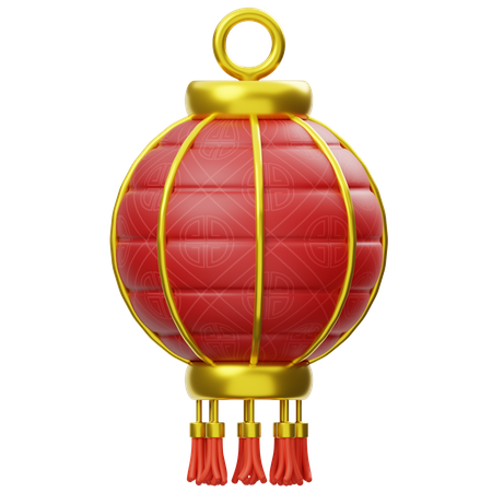 Chinesische Lampe  3D Icon