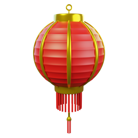 Chinesische Lampe  3D Icon