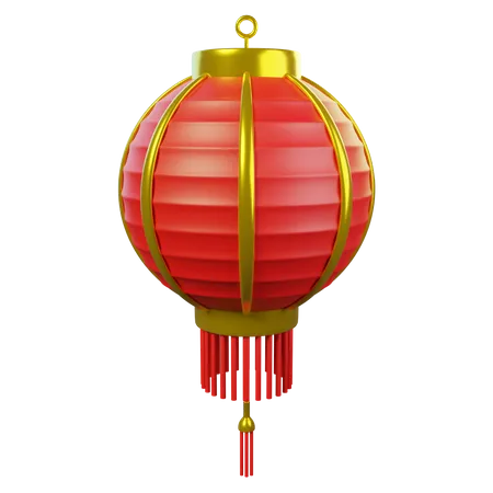 Chinesische Lampe  3D Icon