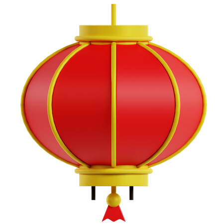 Chinesische Lampe  3D Icon