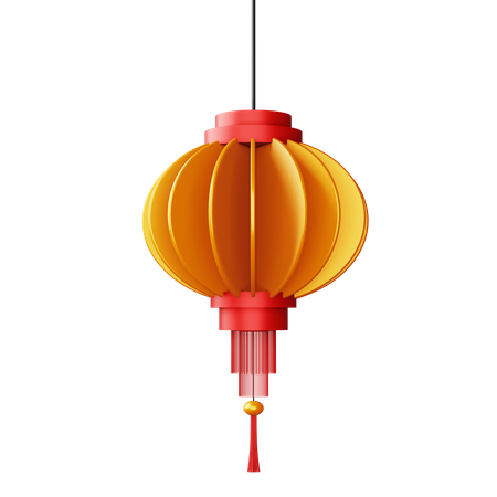 Chinesische Lampe  3D Icon