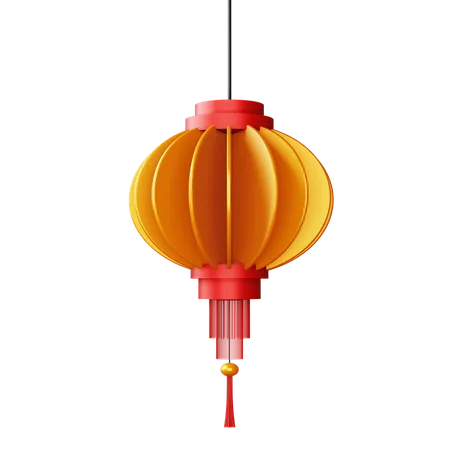 Chinesische Lampe  3D Icon