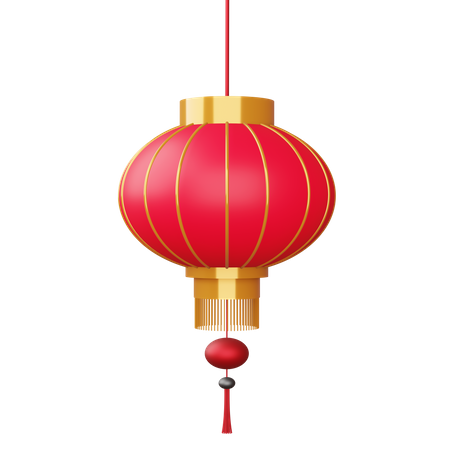 Chinesische Lampe  3D Icon