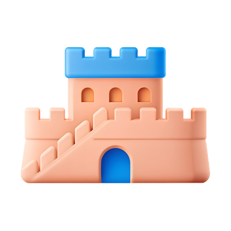 Chinesische Mauer  3D Icon