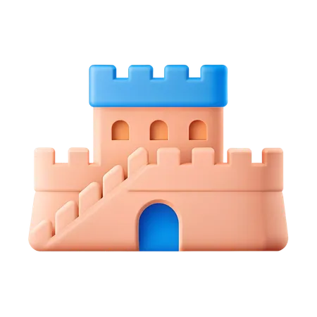 Chinesische Mauer  3D Icon