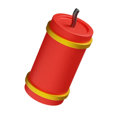 Feuerwerkskorper In Transparentem Hintergrund 3 D Illustration 3D Icon