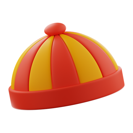 Chinesischer hut  3D Icon